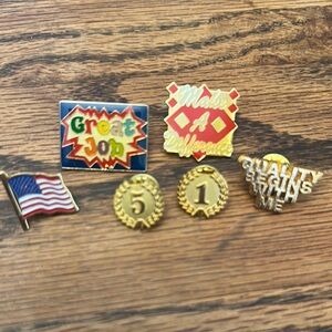 Colorful Motivational Pins Set